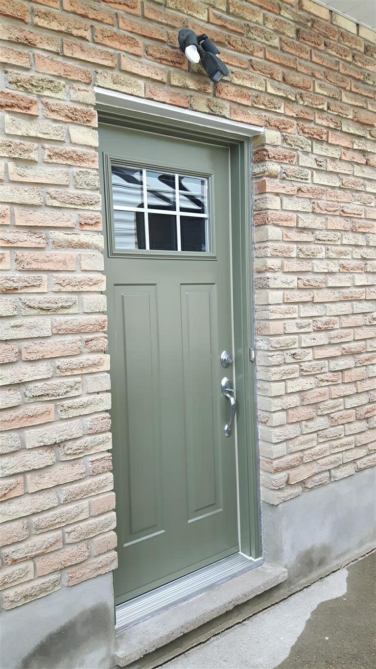 Custom Color Mountain Arbour Steel Door