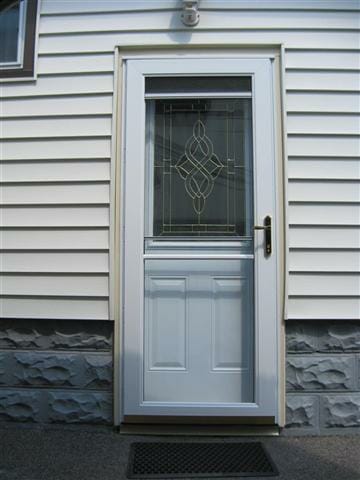 Dorplex Half Glass Venting With Vinyl Storm Door