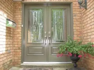 Double entry door installation by GNHE in Niagara