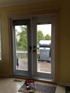 Fancy Header On Garden Door