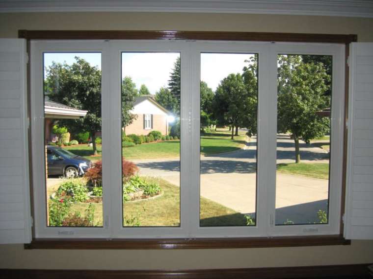 Four Panel Picture Window With Two Casement On Ends | GNHE Windows ...