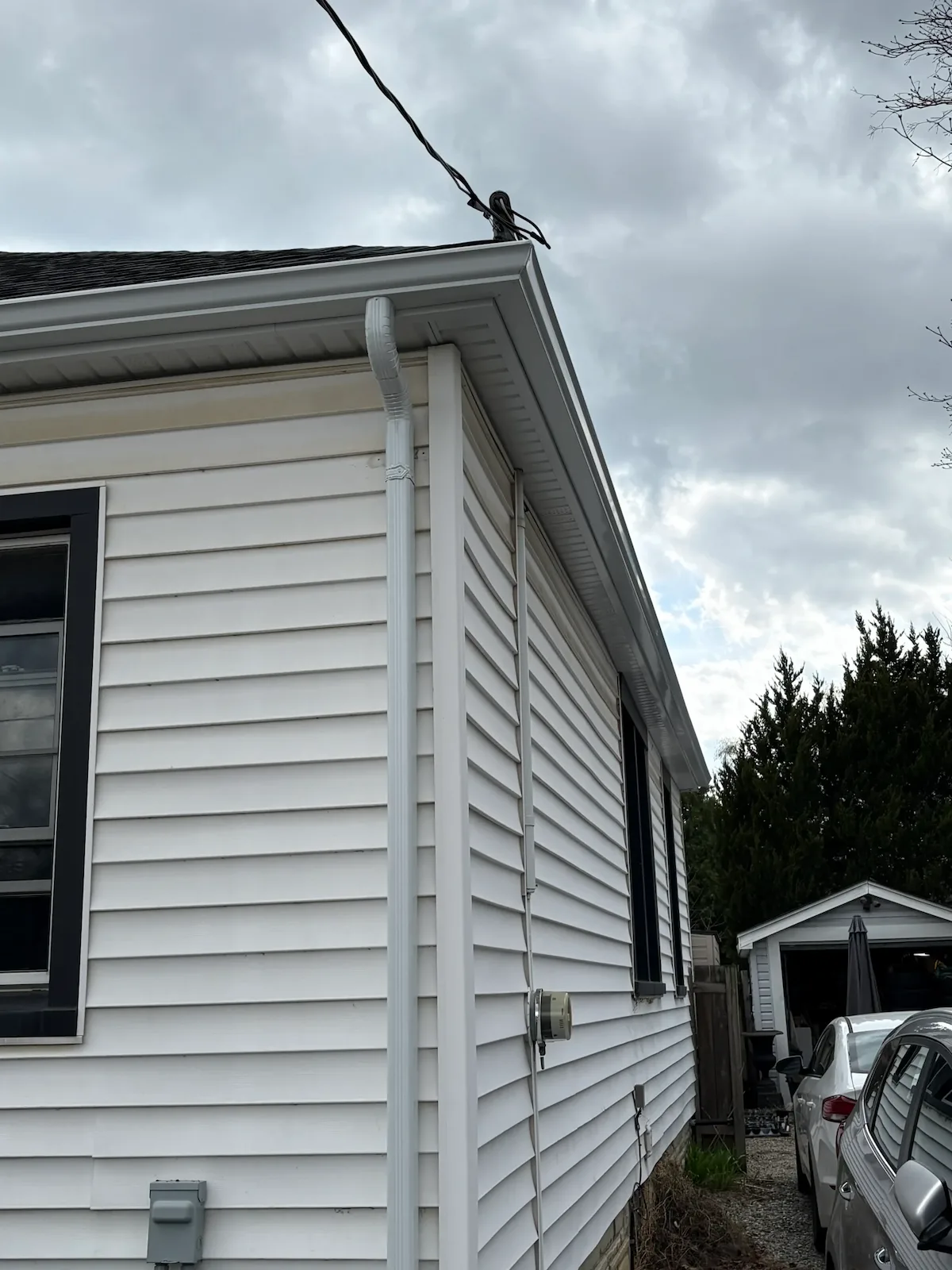 Completed GNHE eavestrough soffit and fascia installation in Niagara Region