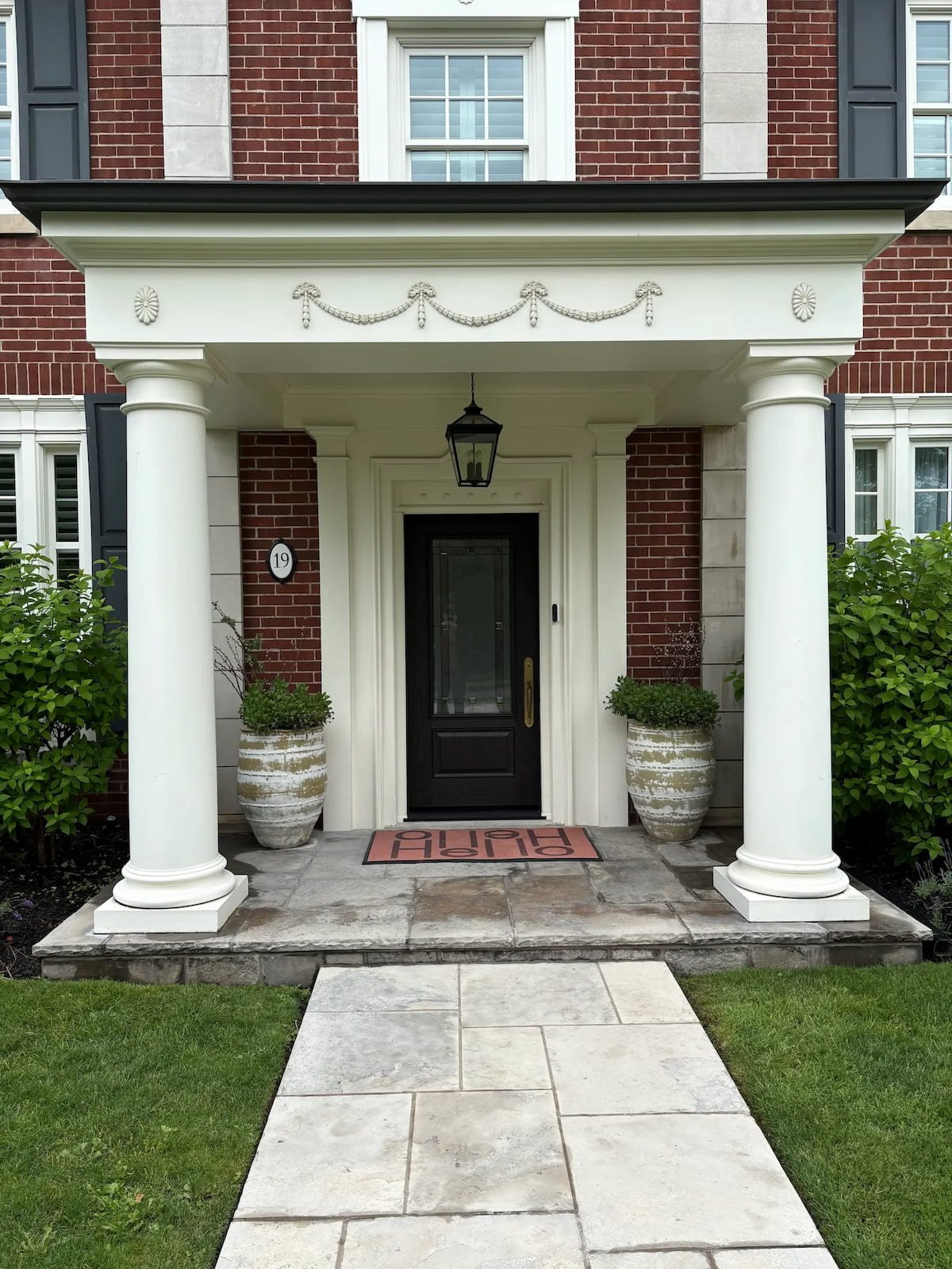 Completed GNHE entry door installation in Niagara Region