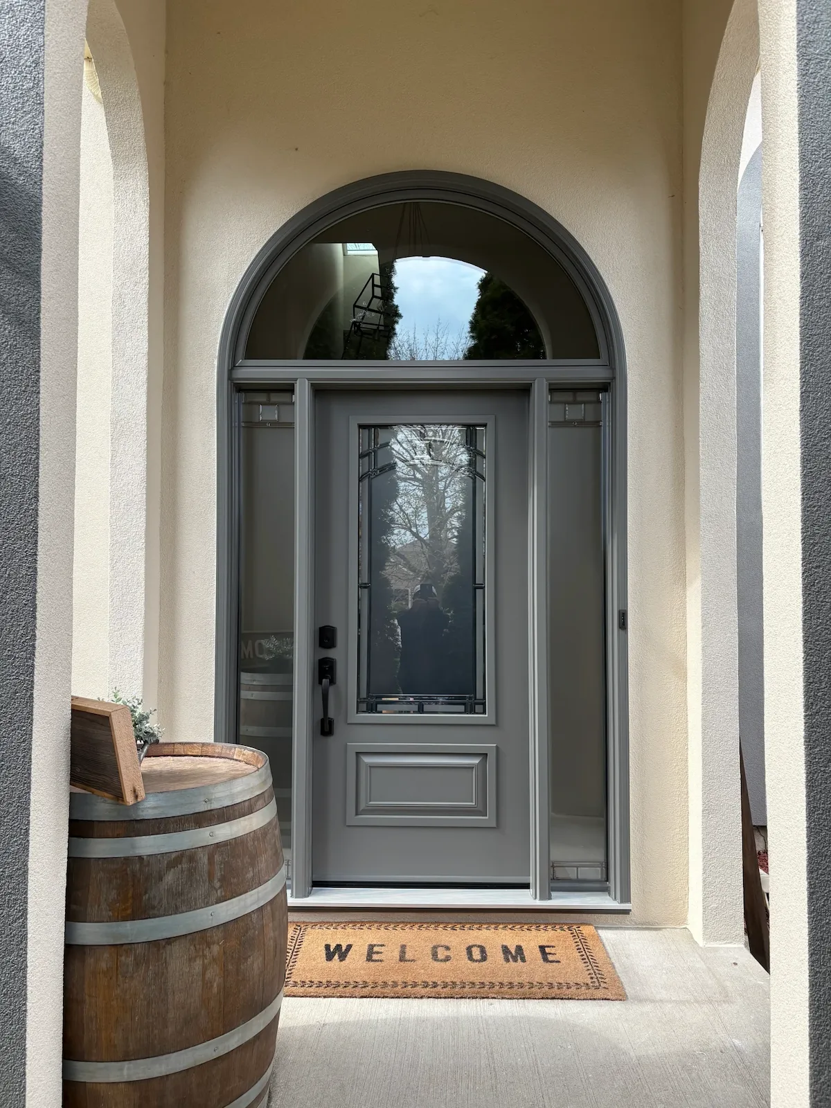 Entry door installation by Great Northern Home Exteriors in Niagara Region