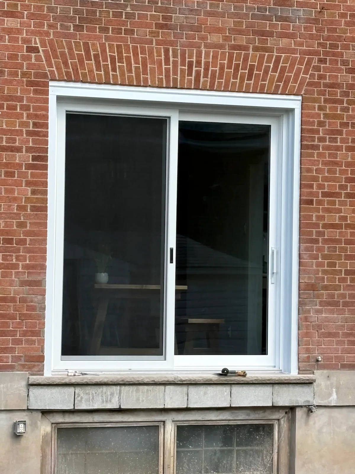 Completed GNHE patio door installation in Niagara Region