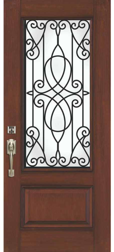 Wrought Iron Steel Door Lynda 22x48