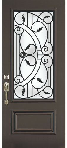 Wrought Iron Steel Door Eva 22x48