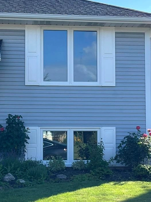 Casement window installation by Great Northern Home Exteriors