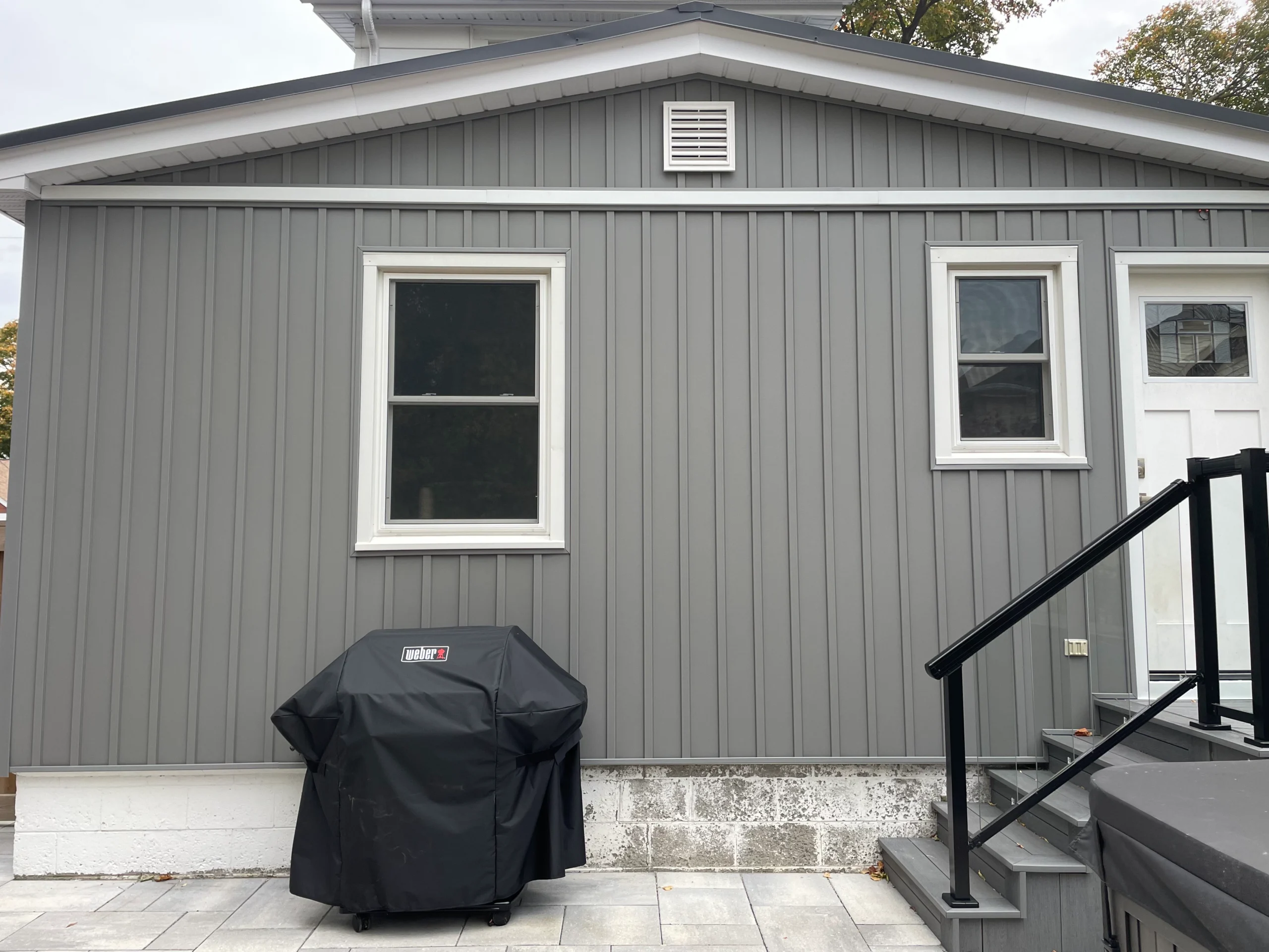 Double hung window installation by Great Northern Home Exteriors