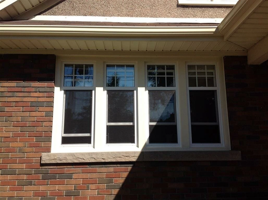 Double hung window installation