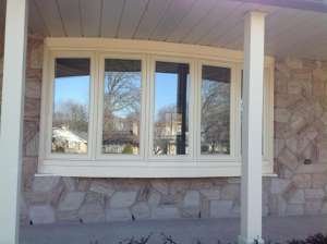 Ivory Front Bow Window Ivory Front Bow Window