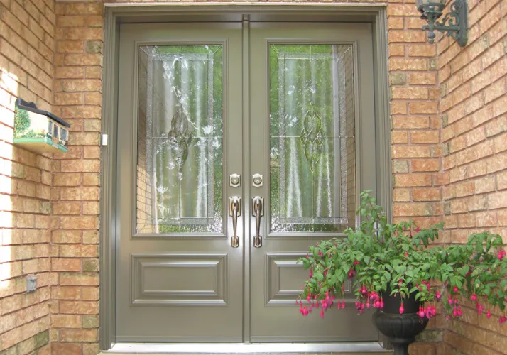 Dorplex Custome Entry Door Installed by Great Northern Home Exteriors