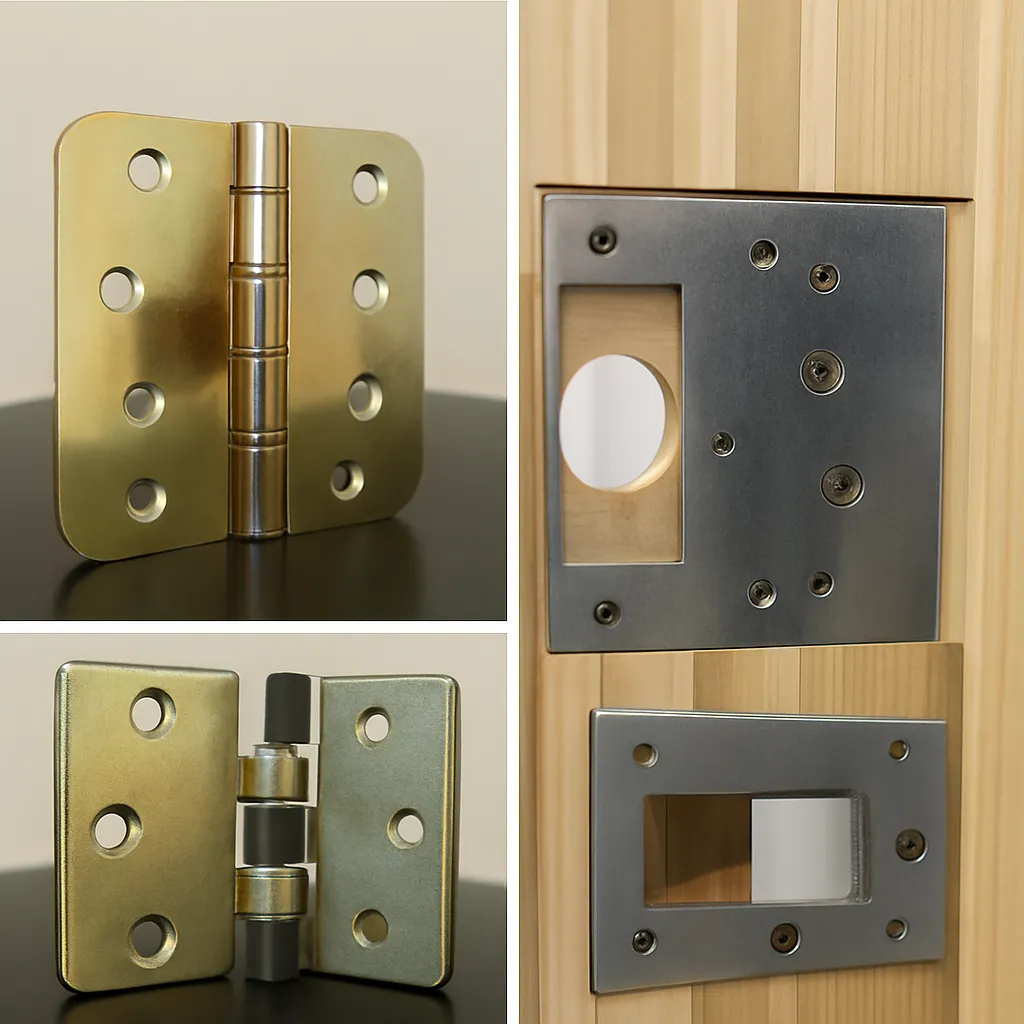 Dorplex Door Hinges & Steel Guardian Plate