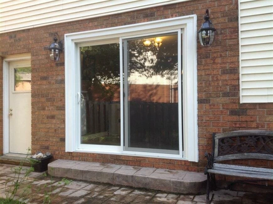 Patio door installation completed by Great Northern Home Exteriors