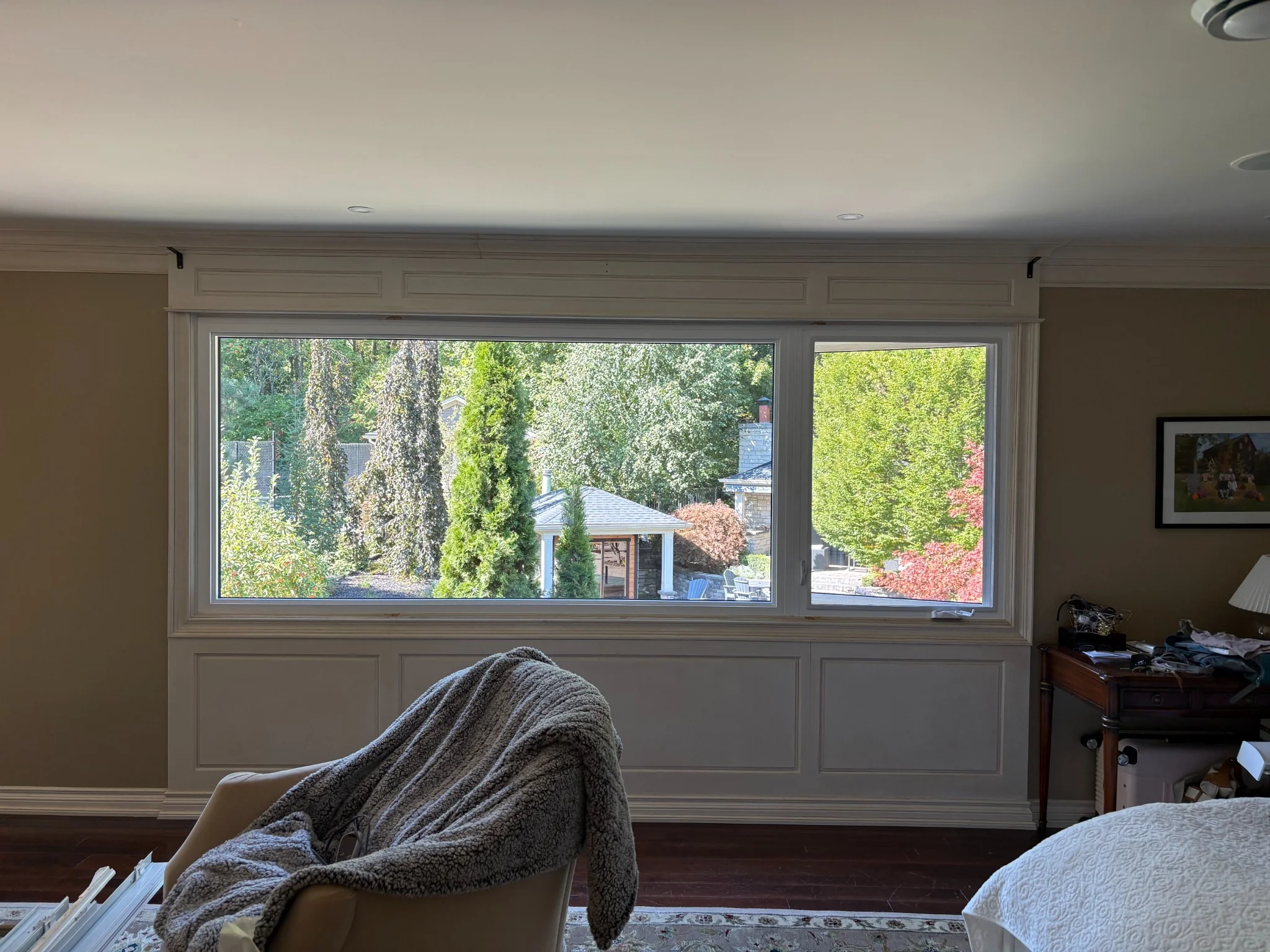Picture window installation by Great Northern Home Exteriors